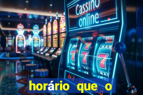 horário que o fortune tiger paga