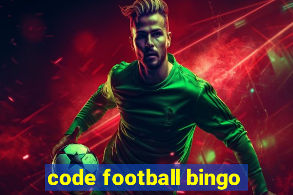 code football bingo