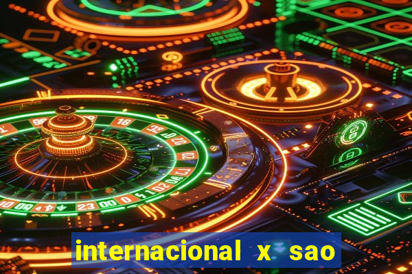 internacional x sao paulo palpites