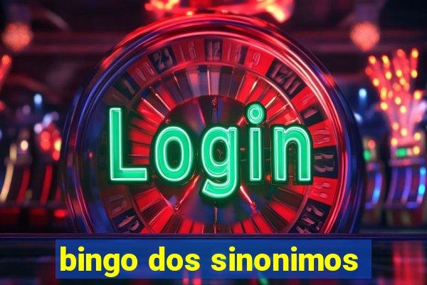 bingo dos sinonimos