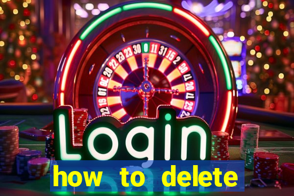 how to delete account in bingo plus