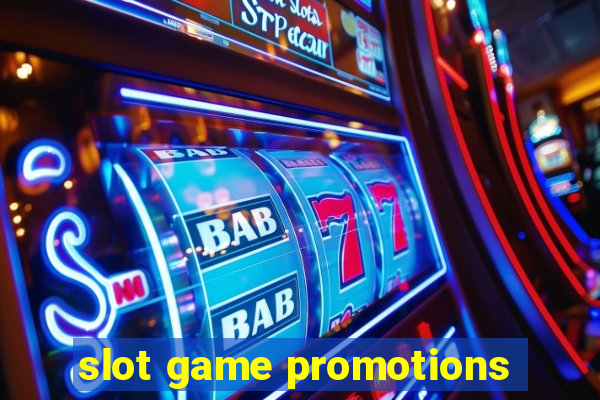 slot game promotions