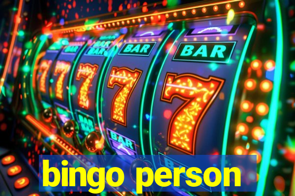 bingo person