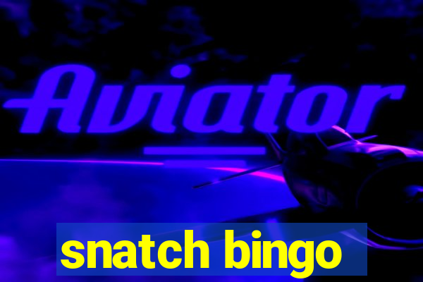 snatch bingo