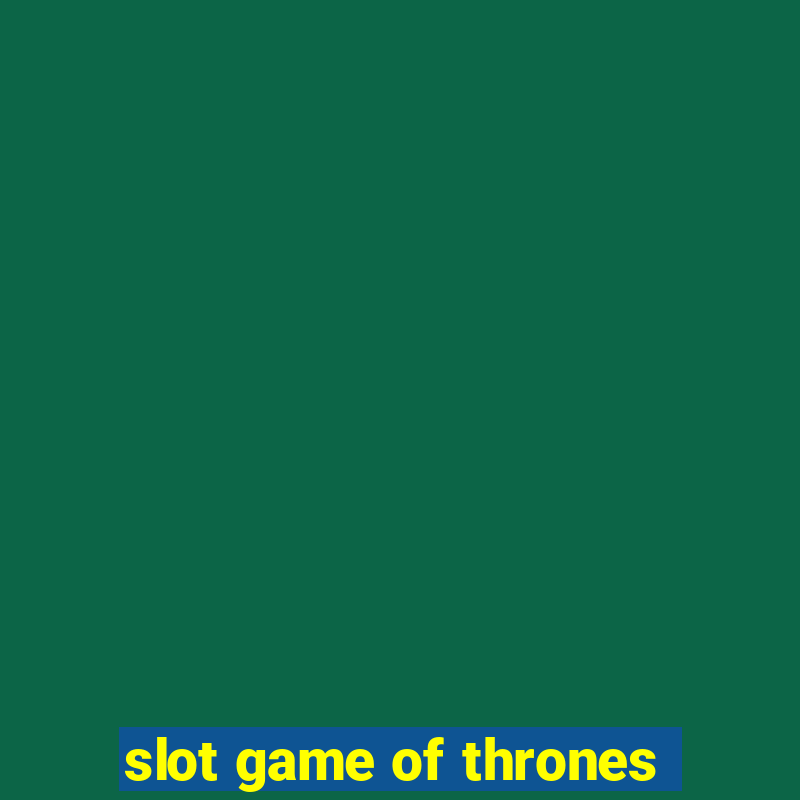 slot game of thrones