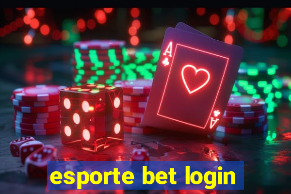 esporte bet login