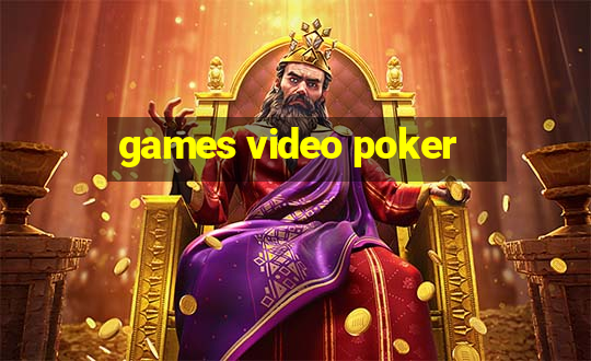 games video poker