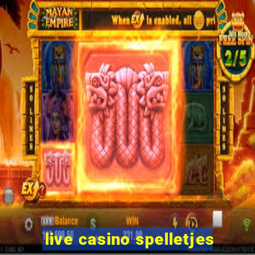 live casino spelletjes