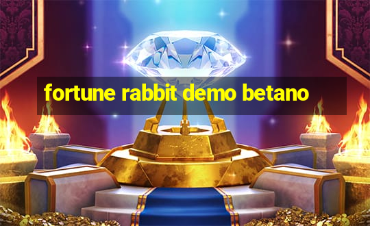 fortune rabbit demo betano