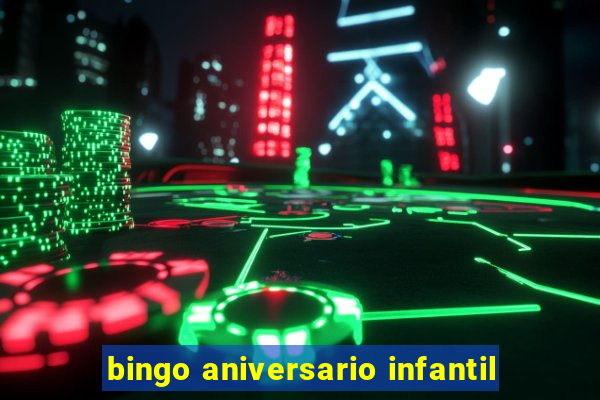 bingo aniversario infantil