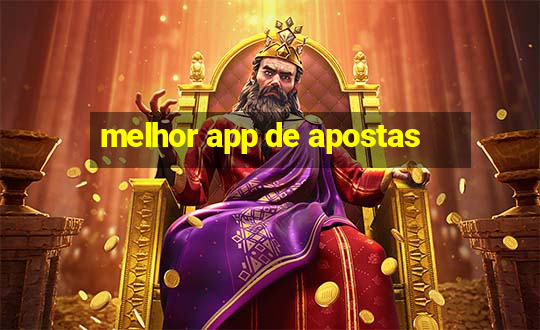 melhor app de apostas