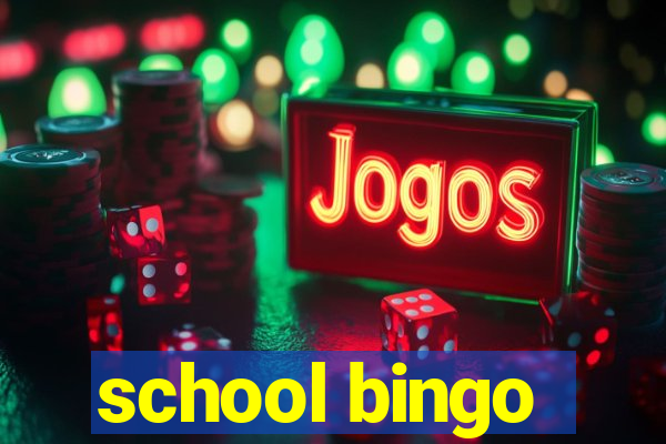 school bingo