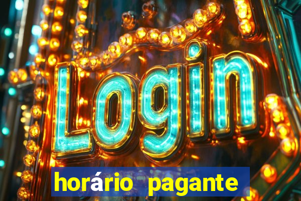 horário pagante fortune tiger