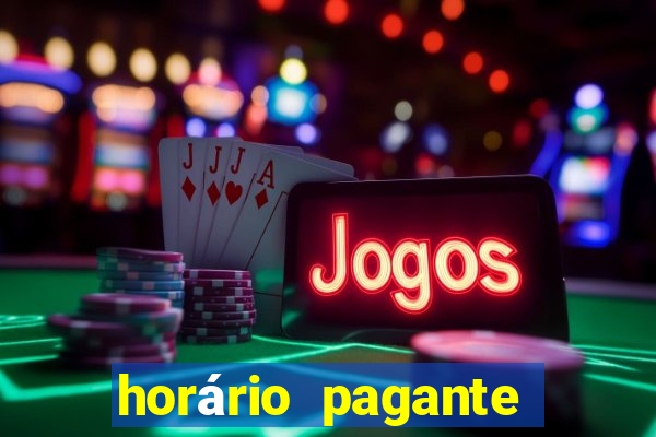 horário pagante fortune tiger