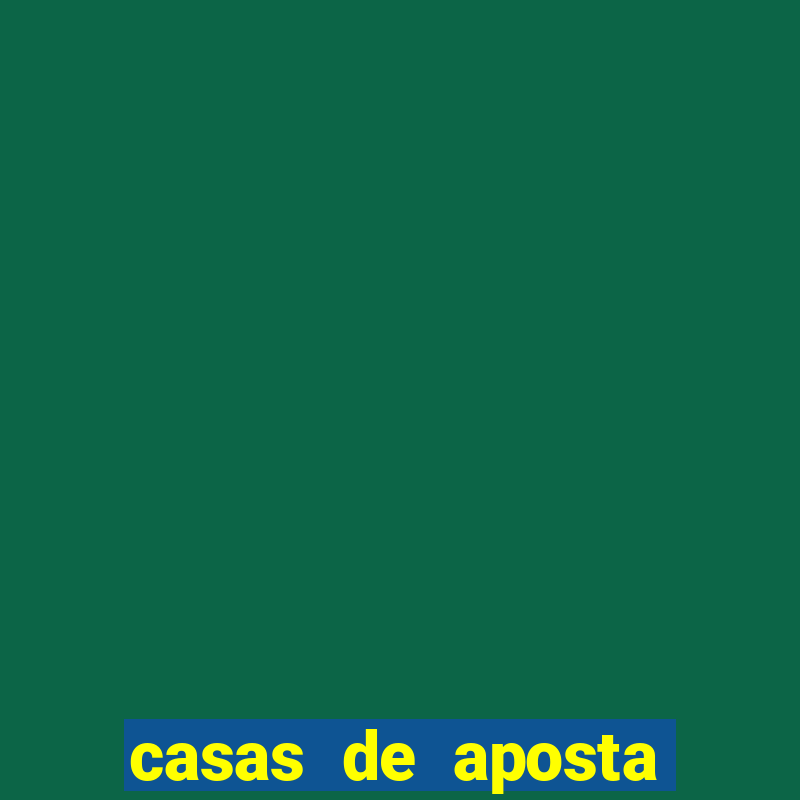 casas de aposta saque pix