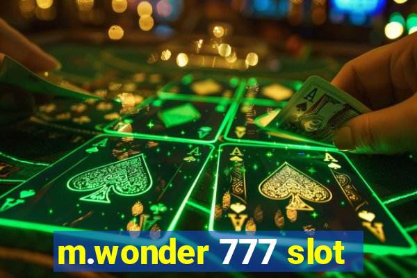 m.wonder 777 slot