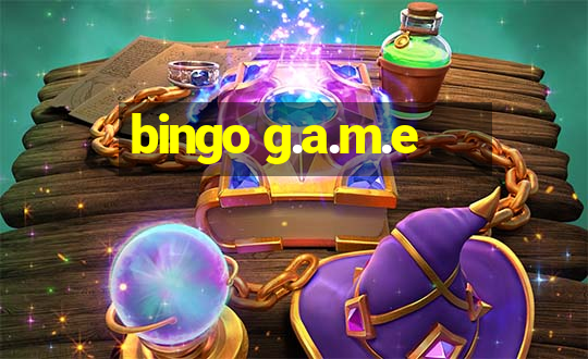 bingo g.a.m.e