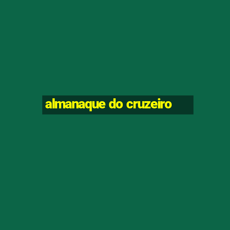 almanaque do cruzeiro