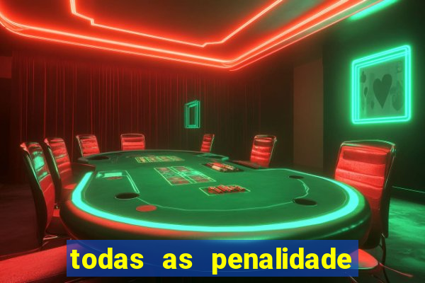 todas as penalidade do corinthians