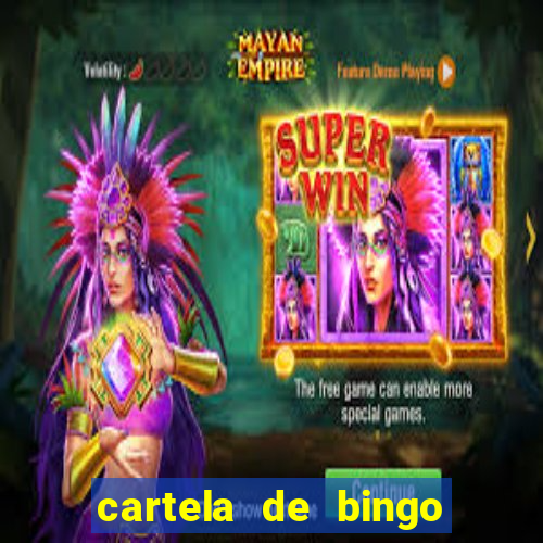 cartela de bingo para cha revela??o