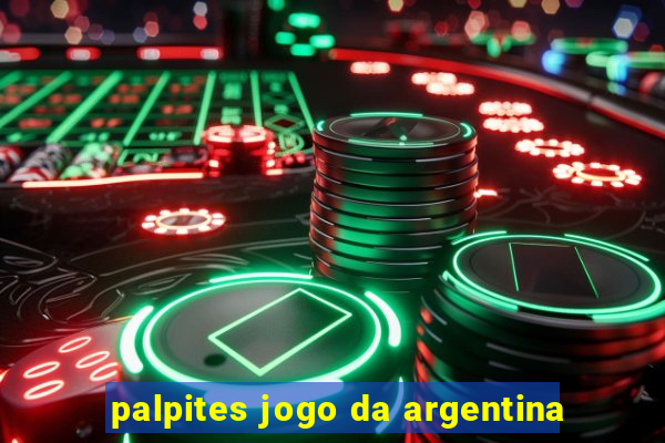 palpites jogo da argentina