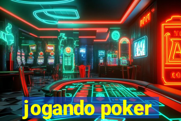 jogando poker