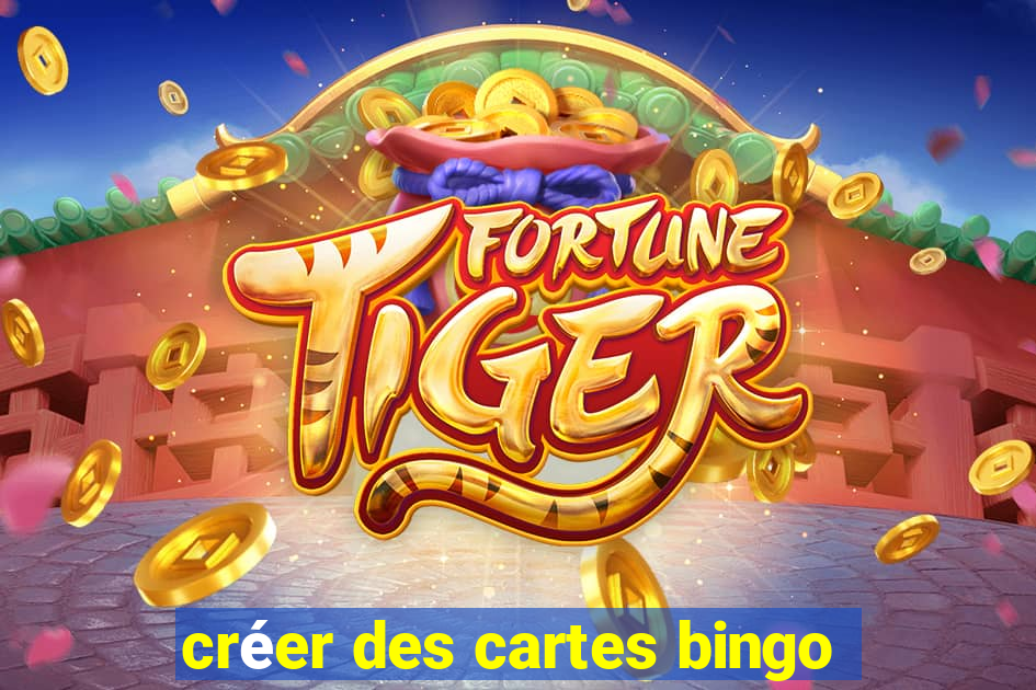 créer des cartes bingo