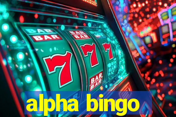 alpha bingo