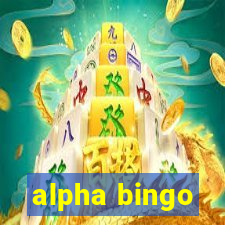 alpha bingo