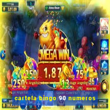 cartela bingo 90 numeros