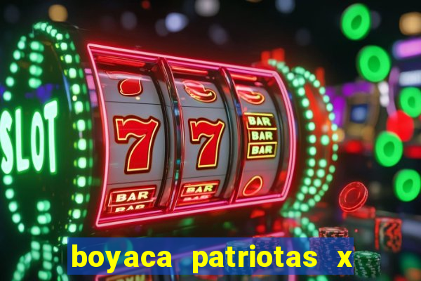 boyaca patriotas x deportivo pereira