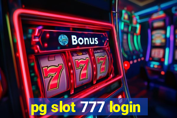 pg slot 777 login