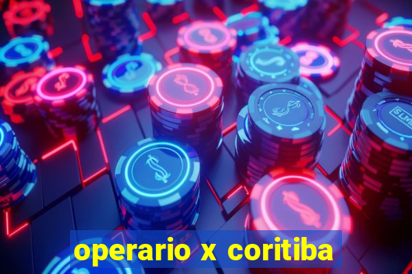 operario x coritiba