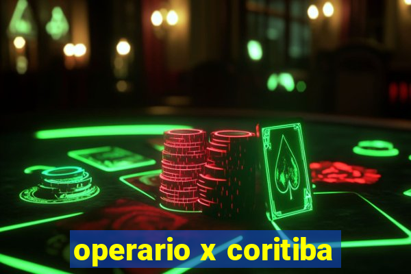 operario x coritiba