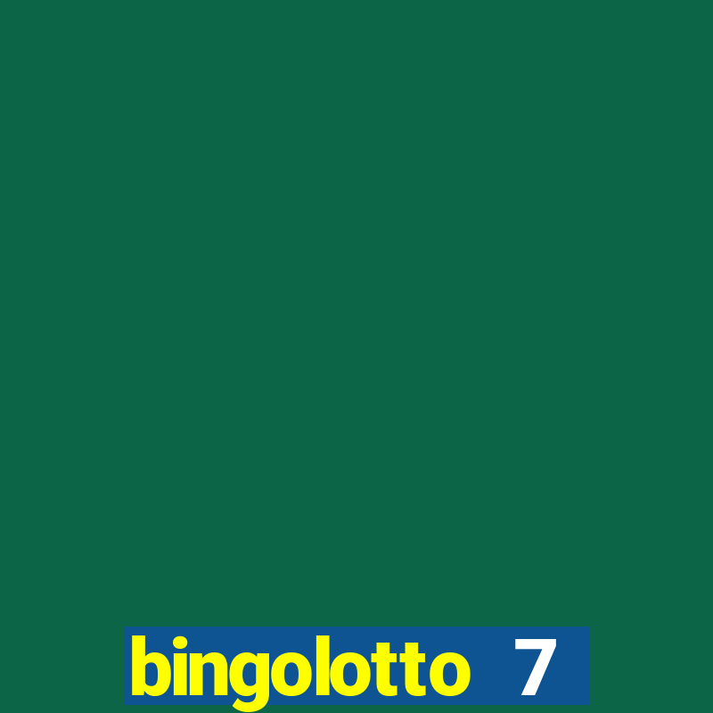 bingolotto 7 januari 2023