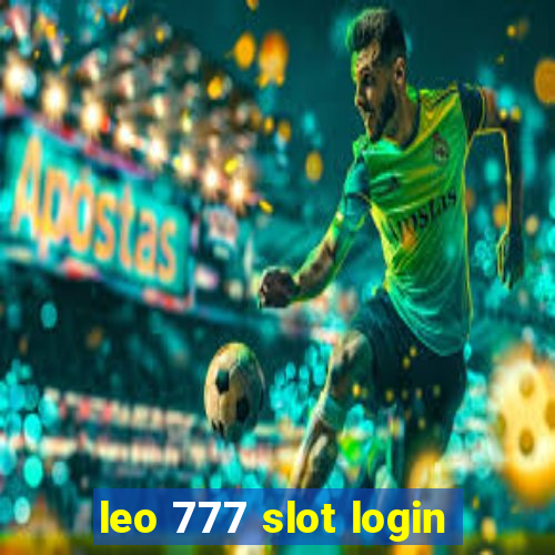 leo 777 slot login