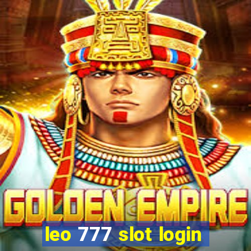 leo 777 slot login