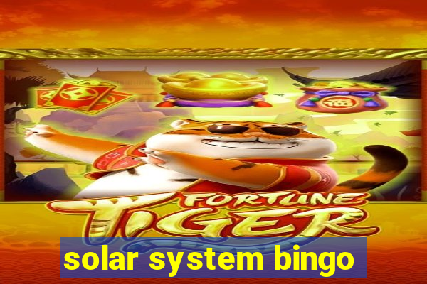 solar system bingo