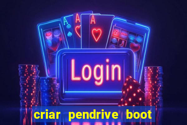 criar pendrive boot windows 10