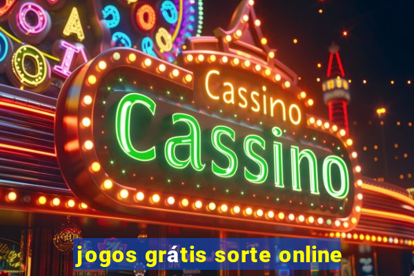 jogos grátis sorte online