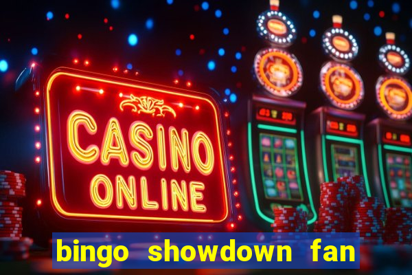 bingo showdown fan page freebies