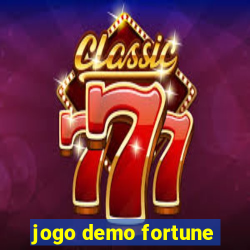 jogo demo fortune