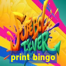 print bingo