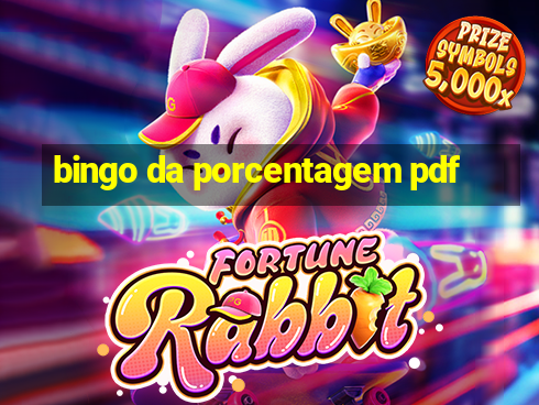 bingo da porcentagem pdf