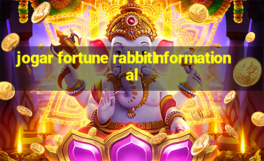 jogar fortune rabbitInformational