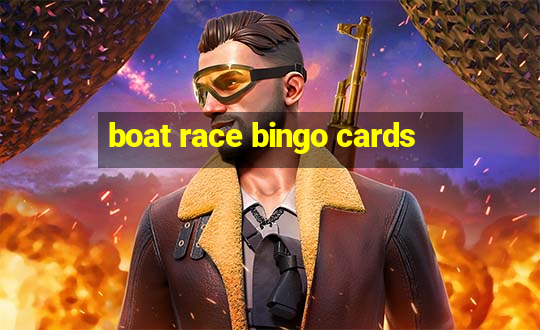 boat race bingo cards