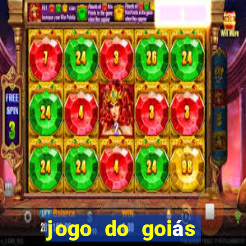 jogo do goiás hoje ao vivo