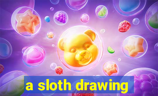 a sloth drawing