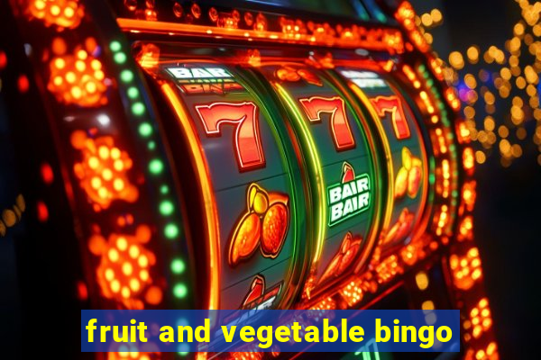 fruit and vegetable bingo