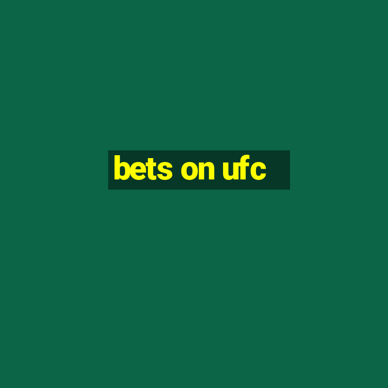 bets on ufc